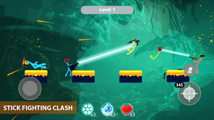 Stick Fighting Clash android App screenshot 1